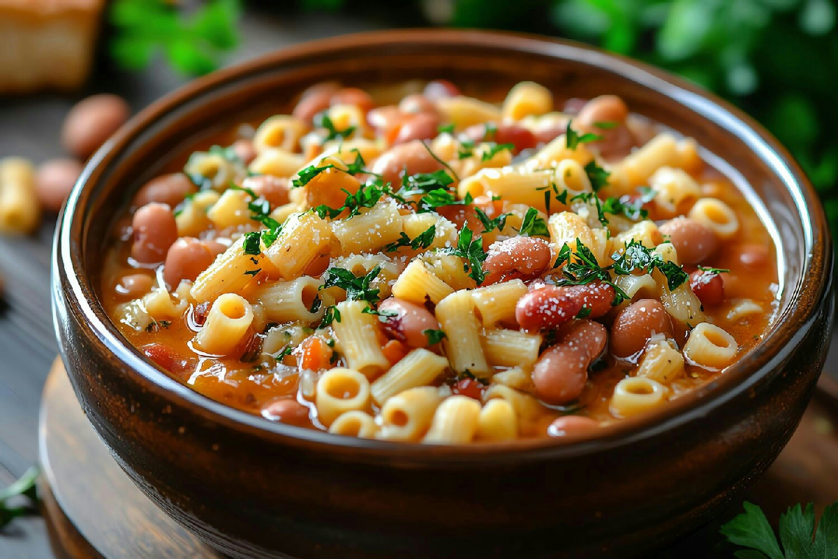 Pasta e fagioli rustica: il piatto caldo e genuino ideale per un pranzo in famiglia
